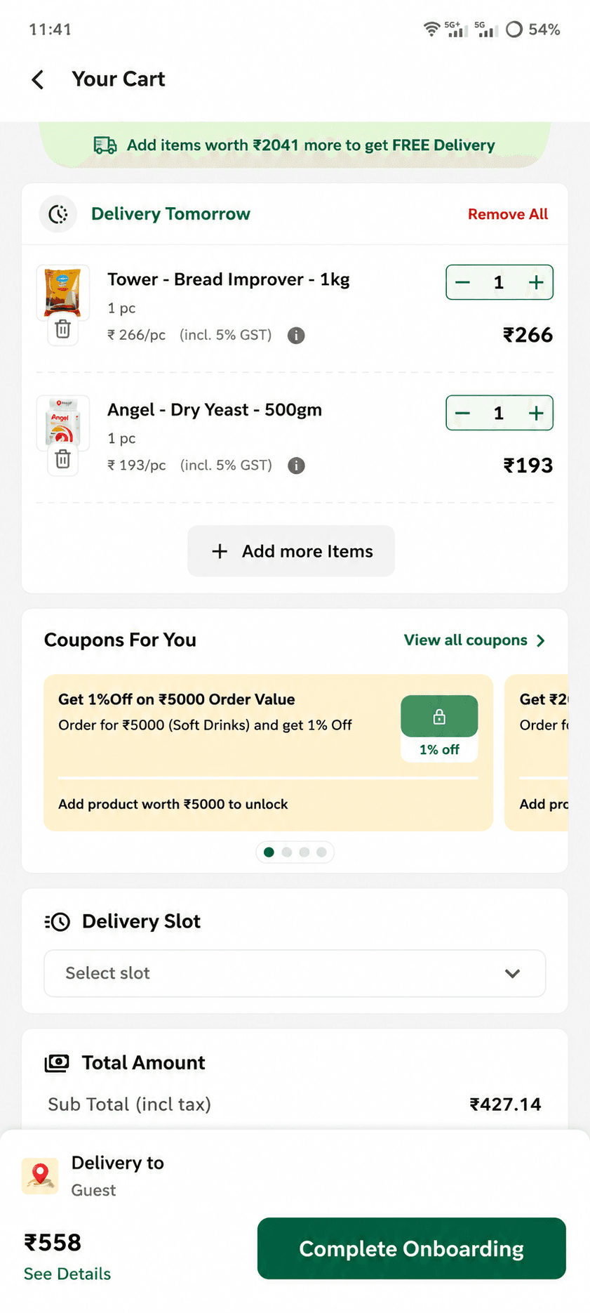 DeliverIt screen 4